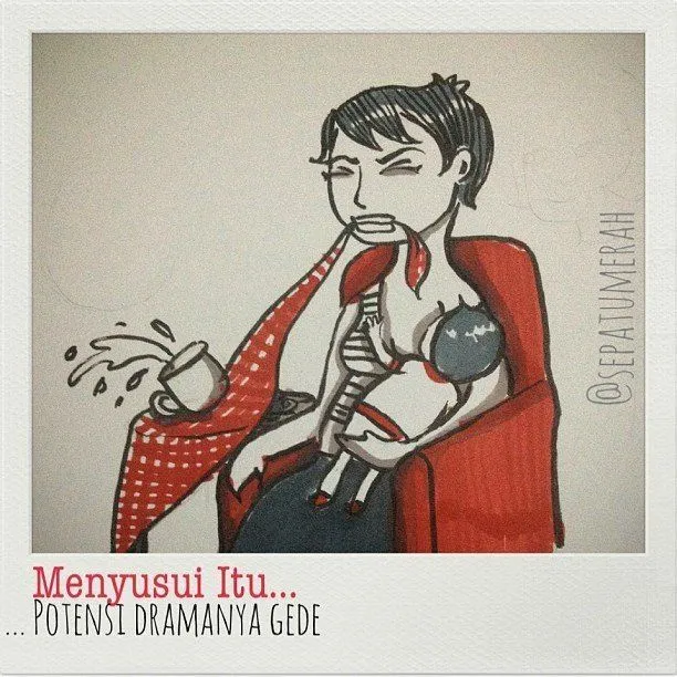 16 Ilustrasi Lucu Tentang Ibu Hamil Newbie oleh Okke 'Sepatumerah'. Hayo, Siapa Sepakat? 26