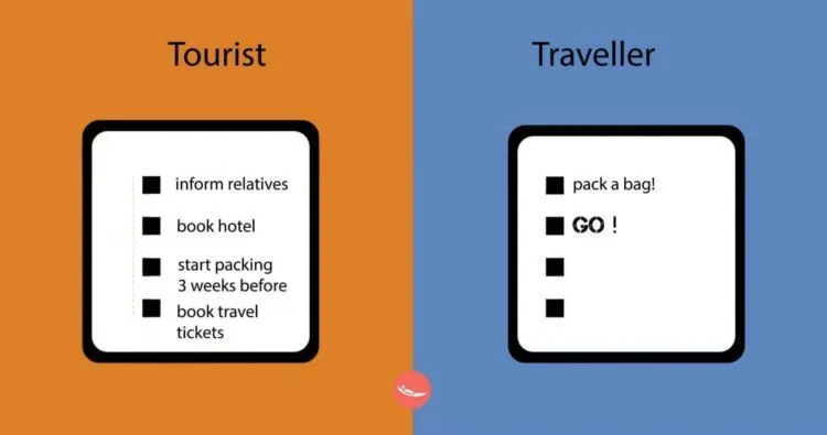 12 Ilustrasi yang Membedakan Turis dan Traveller, Waduh Jangan Disamakan Dong! 23