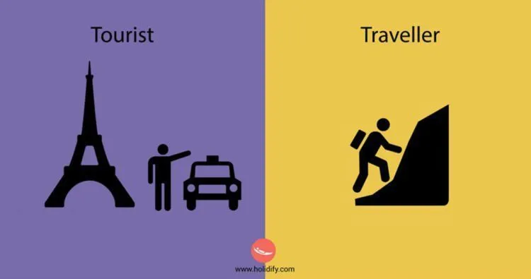 12 Ilustrasi yang Membedakan Turis dan Traveller, Waduh Jangan Disamakan Dong! 14