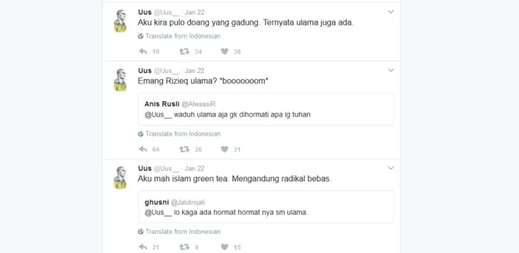Uus Diserang Netizen Lagi, Kali Ini Karena Bercanda (atau Serius?) Mau Bantu Habib Rizieq Beli Sampo 6