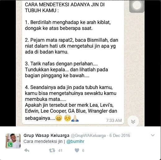 20 Chat Absurd Ala Grup WhatsApp Keluarga yang Kadang Pengen Bikin Kita Left, Tapi Takut Durhaka 26