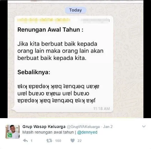 20 Chat Absurd Ala Grup WhatsApp Keluarga yang Kadang Pengen Bikin Kita Left, Tapi Takut Durhaka 25