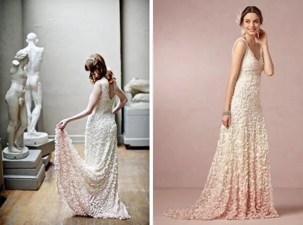 Bukan Cuma Rambut yang Bisa Berwarna, 13 Gaun Pengantin Juga Bisa Dibikin Ombre. Seru Lihatnya! 44