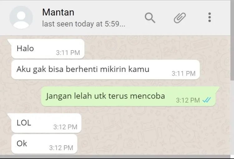 Jangan Berani Chat Mantan Kecuali Kamu Siap dengan Risiko Percakapan Kocak Tapi Menyedihkan Berikut! 19