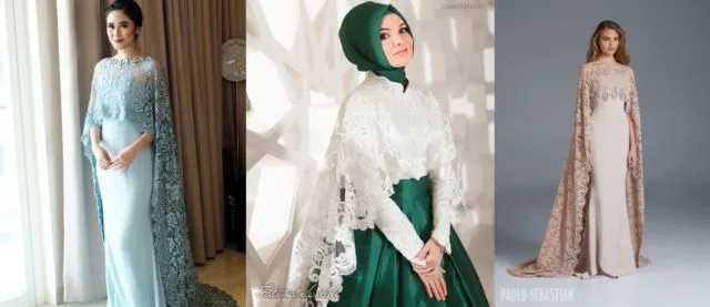 Tampil Trendi Nggak Harus Terbuka, 9 Inspirasi Kebaya Model Cape Menutup Dada Ini Layak Coba 18