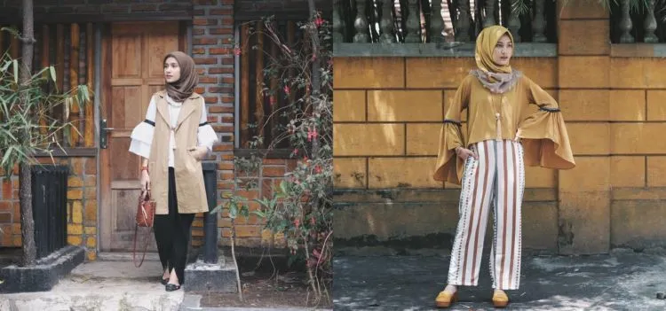 18 Serba-serbi Baju Lengan Lonceng Buat Hijabers, Tampil Anti Bosan Berbalut Kekinian 20