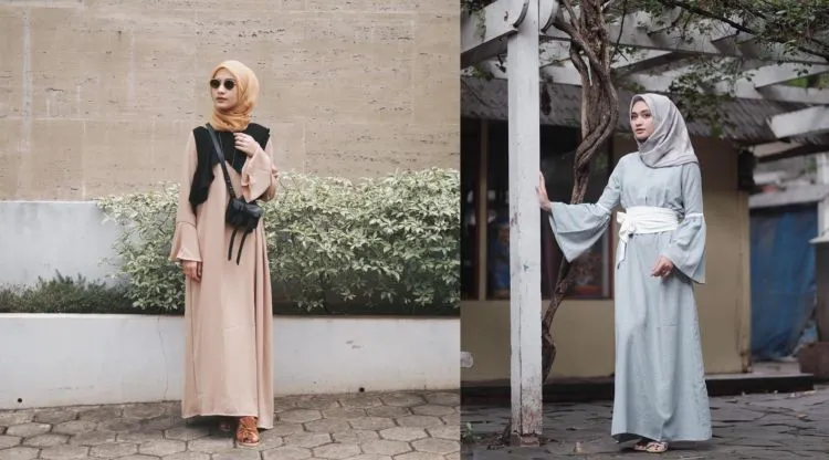 18 Serba-serbi Baju Lengan Lonceng Buat Hijabers, Tampil Anti Bosan Berbalut Kekinian 26