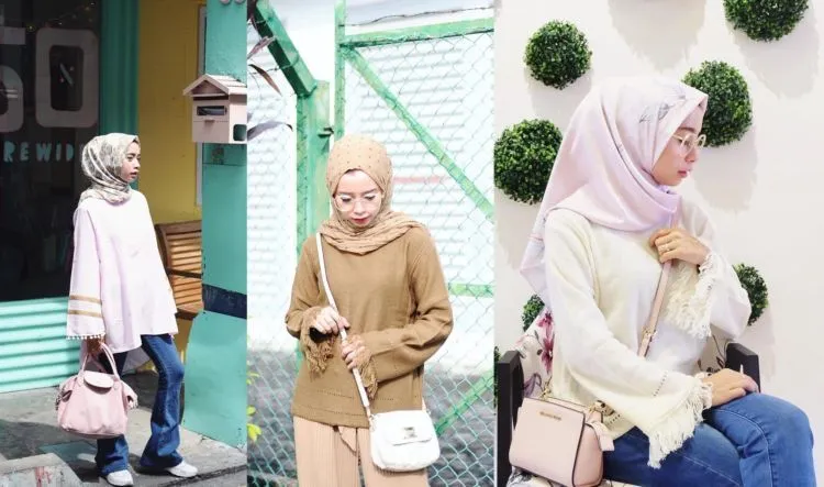 18 Serba-serbi Baju Lengan Lonceng Buat Hijabers, Tampil Anti Bosan Berbalut Kekinian 35