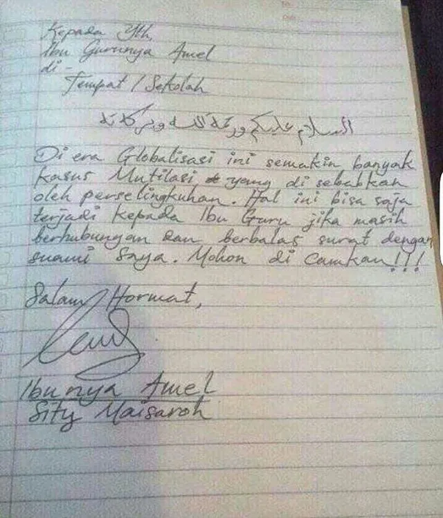 Makin Dramatis! Setelah Gurunya Membalas Surat dari Ayah Amel, Ibunya Ternyata Tak Tinggal Diam 7
