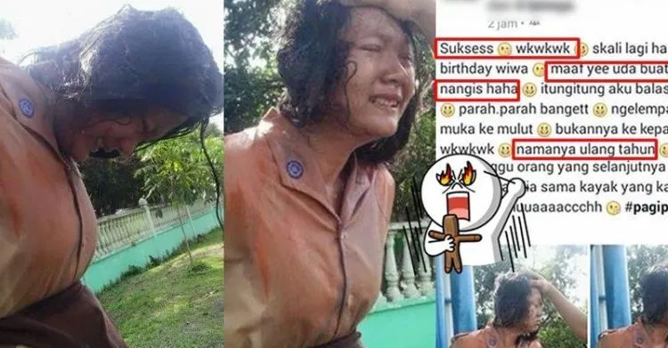 Perayaan Ulang Tahun Pakai Telur Busuk Makan Korban, Seorang Siswa Sampai Buta Karena Kena Matanya 5