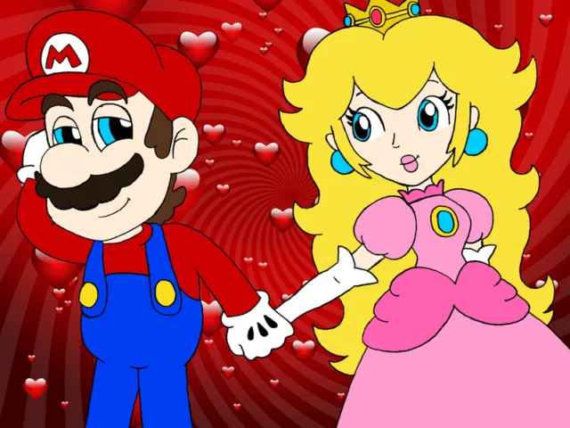 Mario dan Princess Peach