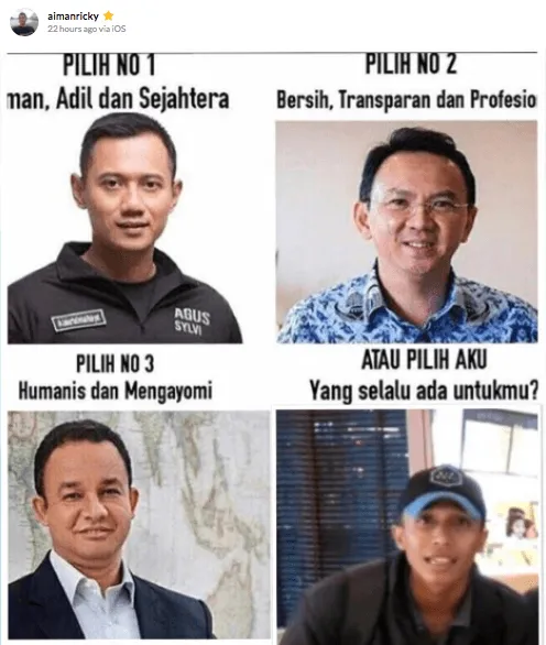 Artis-artis Ini Posting Meme Kocak Seputar Pilkada! 8
