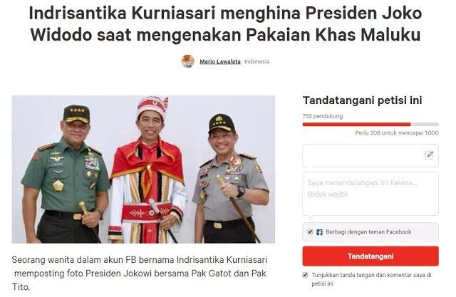 Pakai Baju Adat Maluku Malah Diejek “Raja Kodok”, Ya yang Tersinggung Bukan Cuma Presiden Jokowi Aja 10