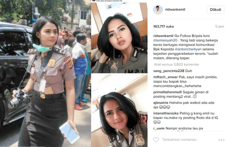 Bripda Ismi Aisyah, Polwan Cantik yang Mengamankan Rasa Takutmu Meski Ada Bom Meledak di Bandung 6