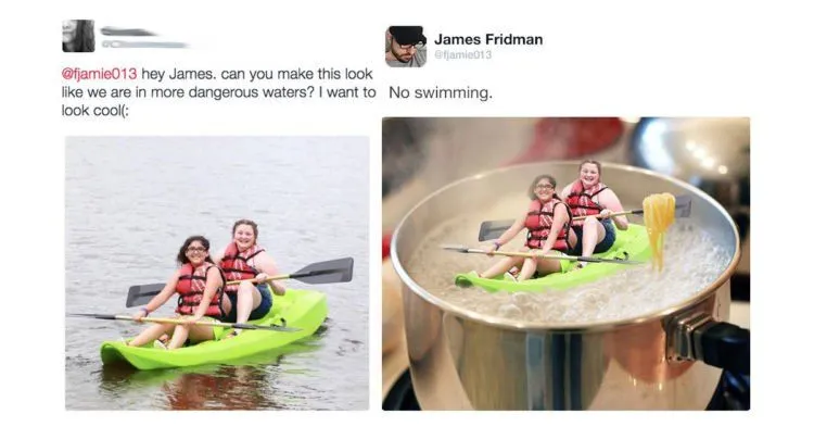 Minta Tolong Diedit Begini, Hasilnya Malah Begitu. Jangan Pernah Kirim Foto ke James Fridman! 27