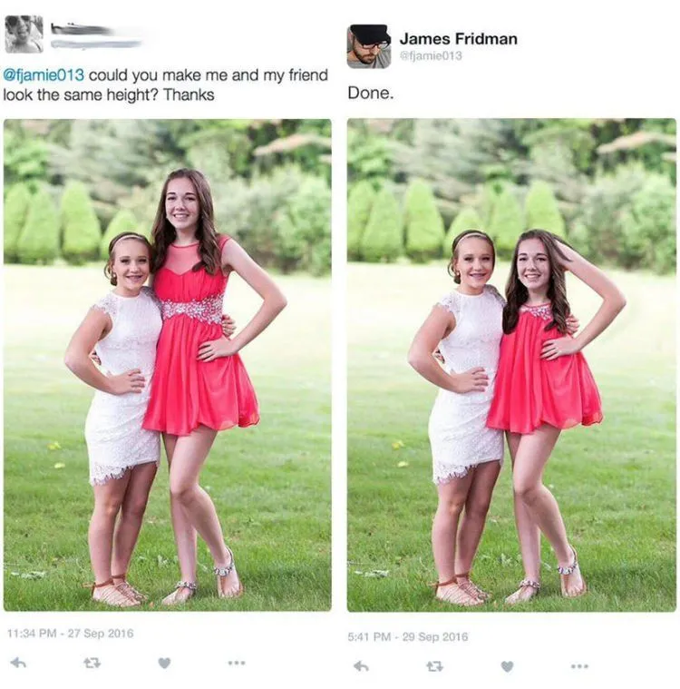 Minta Tolong Diedit Begini, Hasilnya Malah Begitu. Jangan Pernah Kirim Foto ke James Fridman! 31