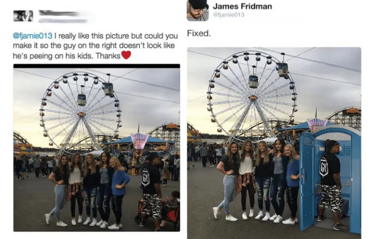 Minta Tolong Diedit Begini, Hasilnya Malah Begitu. Jangan Pernah Kirim Foto ke James Fridman! 32