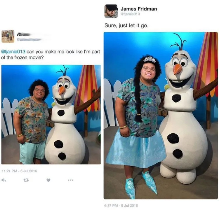 Minta Tolong Diedit Begini, Hasilnya Malah Begitu. Jangan Pernah Kirim Foto ke James Fridman! 20