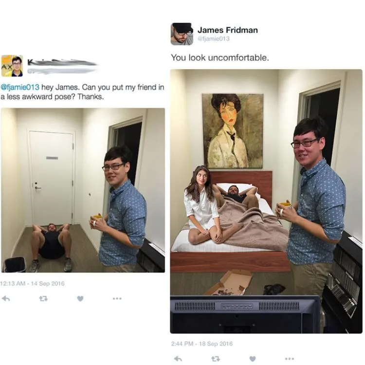 Minta Tolong Diedit Begini, Hasilnya Malah Begitu. Jangan Pernah Kirim Foto ke James Fridman! 23