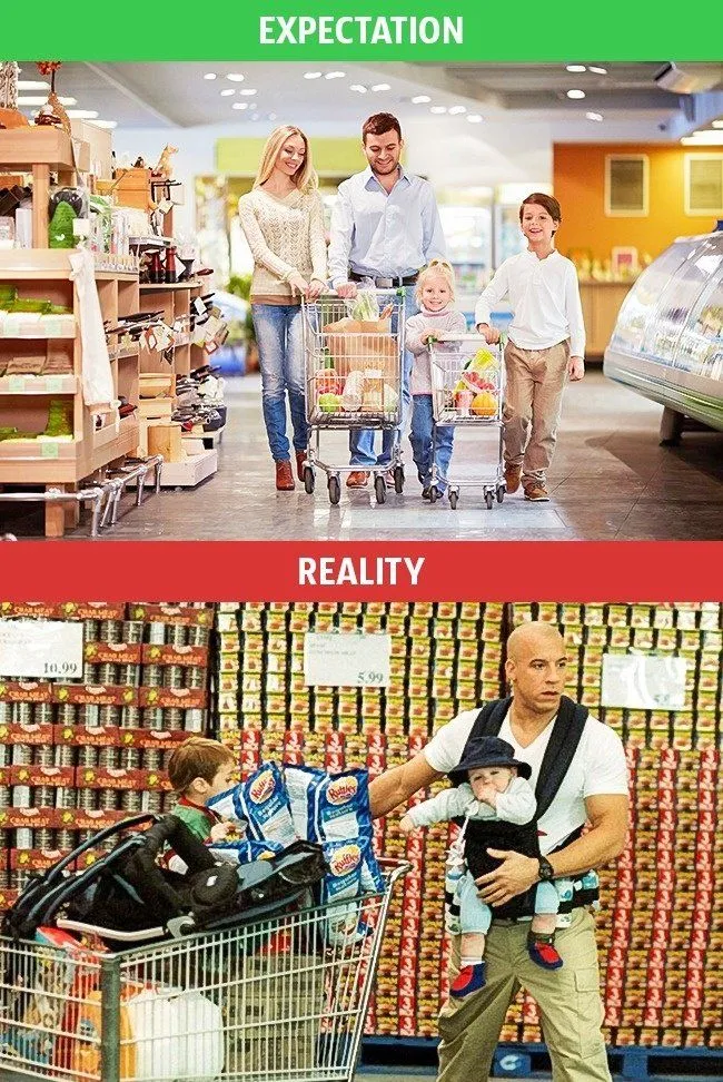 Ekspektasi vs Realita, 10 Gambar Ini Menjelaskan Tentang Kehidupan Rumah Tangga yang Sebenarnya 18