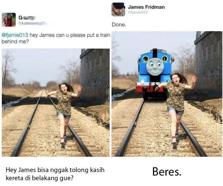 14 Foto Liburan Hasil Editan James Friedman Ini Kocak Abis! Bikin Ngakak Terus-terusan 19