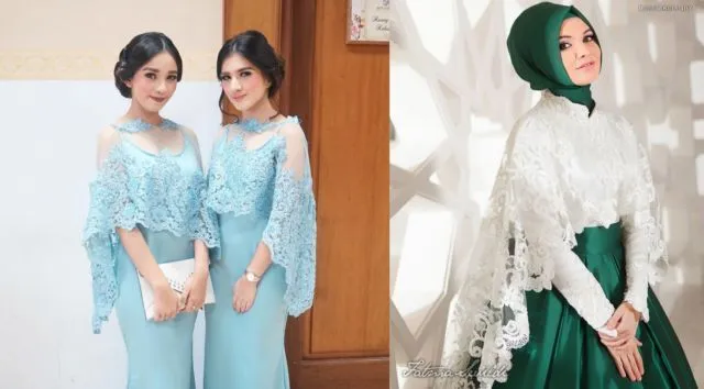 Tampil Trendi Nggak Harus Terbuka, 9 Inspirasi Kebaya Model Cape Menutup Dada Ini Layak Coba