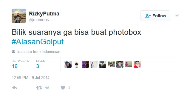 Alasan Golput 23 Netizen Ini Bisa Diterima Nggak? Mereka Terlalu Baper untuk Memilih :( 48