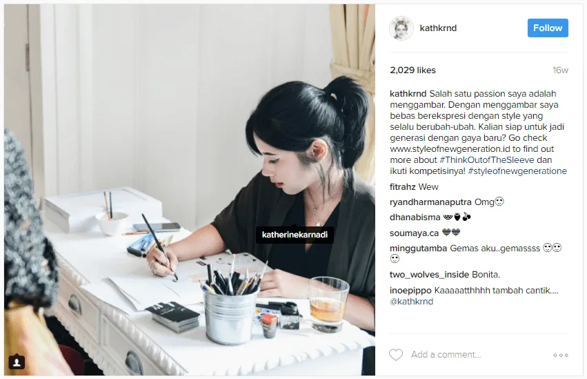 Buat Cowok, Kalian Wajib Follow 8 Akun Cewek Cakep Ini. Selain Cantik Mereka Punya Karya Keren, Lho! 8