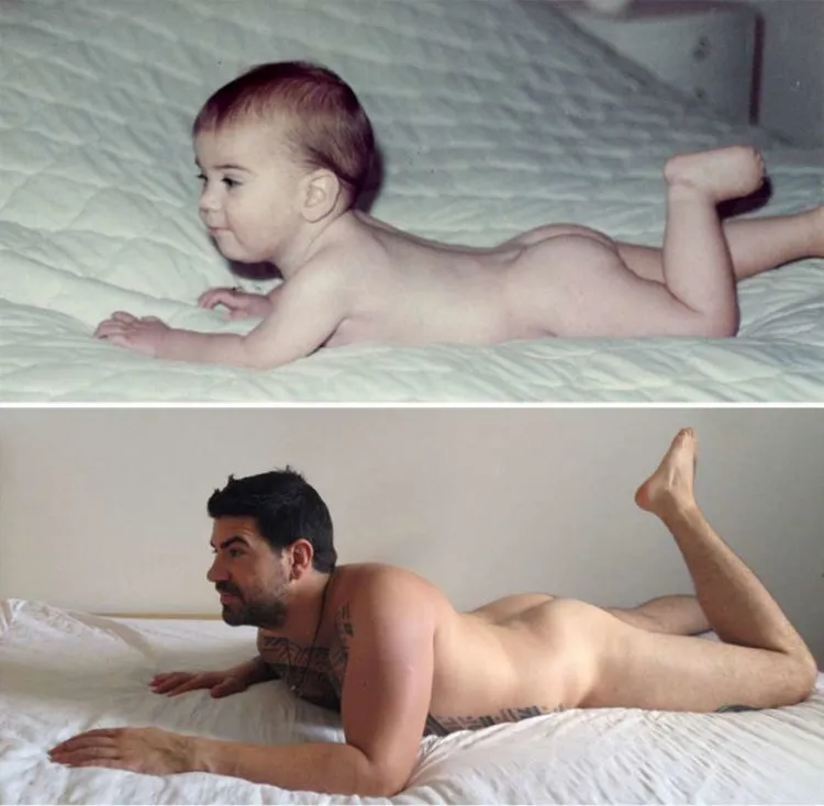 Kakak-Beradik Nggak Tahu Malu Ini Bikin Reka Ulang Foto Masa Kecil. Lucu Sih, Tapi Ya Amit-Amit 9