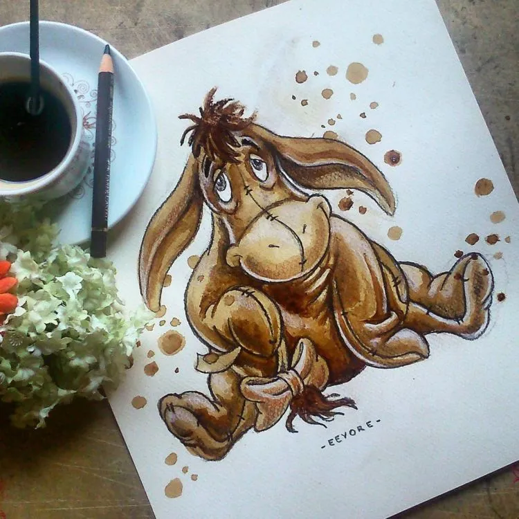15 Lukisan Ini Pakai Kopi Sebagai Tintanya, dan Hasilnya ‘Cantik’ Banget. Langsung Bikin Juga Yuk! 20