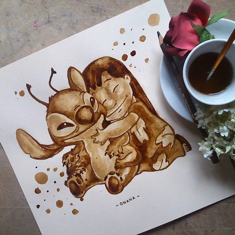 15 Lukisan Ini Pakai Kopi Sebagai Tintanya, dan Hasilnya ‘Cantik’ Banget. Langsung Bikin Juga Yuk! 22