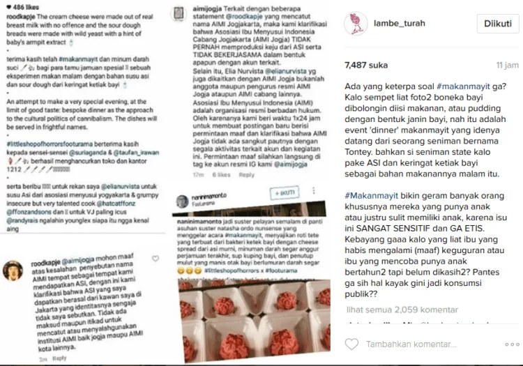 #MakanMayit: Acara Melahap Makanan Berbentuk Janin Bayi. Seramnya, Wajar Banyak Ibu-Ibu Gagal Paham 8