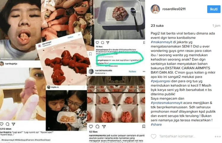 #MakanMayit: Acara Melahap Makanan Berbentuk Janin Bayi. Seramnya, Wajar Banyak Ibu-Ibu Gagal Paham 6
