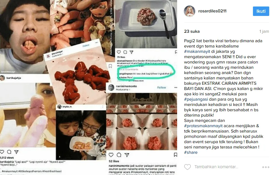 #MakanMayit: Acara Melahap Makanan Berbentuk Janin Bayi. Seramnya, Wajar Banyak Ibu-Ibu Gagal Paham