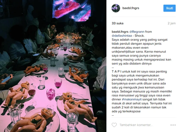 #MakanMayit: Acara Melahap Makanan Berbentuk Janin Bayi. Seramnya, Wajar Banyak Ibu-Ibu Gagal Paham 7