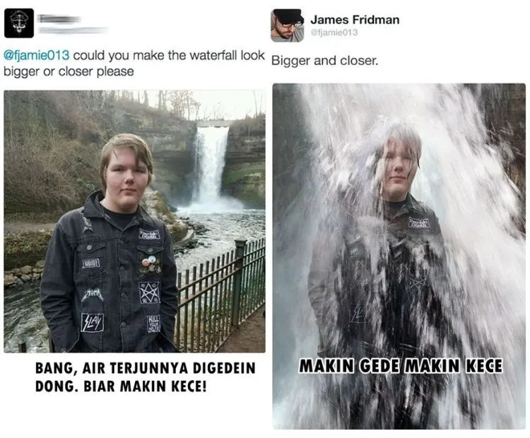 14 Foto Liburan Hasil Editan James Friedman Ini Kocak Abis! Bikin Ngakak Terus-terusan 17