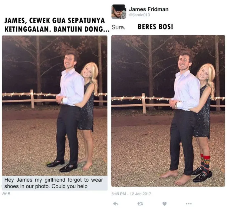 14 Foto Liburan Hasil Editan James Friedman Ini Kocak Abis! Bikin Ngakak Terus-terusan 17