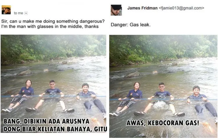 14 Foto Liburan Hasil Editan James Friedman Ini Kocak Abis! Bikin Ngakak Terus-terusan 20