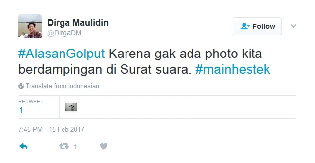 Alasan Golput 23 Netizen Ini Bisa Diterima Nggak? Mereka Terlalu Baper untuk Memilih :( 41