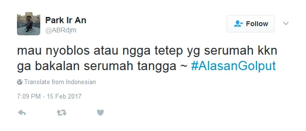 Alasan Golput 23 Netizen Ini Bisa Diterima Nggak? Mereka Terlalu Baper untuk Memilih :( 37