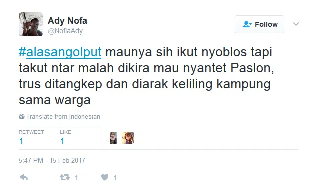 Alasan Golput 23 Netizen Ini Bisa Diterima Nggak? Mereka Terlalu Baper untuk Memilih :( 32