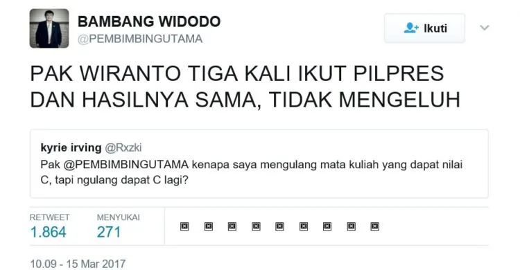 Ini Akun @PEMBIMBINGUTAMA Beneran Dosen Pembimbing yang Punya? Twit-Twitnya Bijak Tapi Sungguh Kocak 14