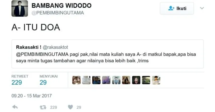 Ini Akun @PEMBIMBINGUTAMA Beneran Dosen Pembimbing yang Punya? Twit-Twitnya Bijak Tapi Sungguh Kocak 23
