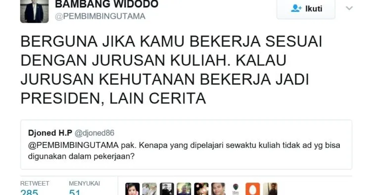 Ini Akun @PEMBIMBINGUTAMA Beneran Dosen Pembimbing yang Punya? Twit-Twitnya Bijak Tapi Sungguh Kocak 24