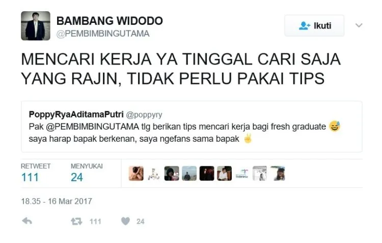 Ini Akun @PEMBIMBINGUTAMA Beneran Dosen Pembimbing yang Punya? Twit-Twitnya Bijak Tapi Sungguh Kocak 15