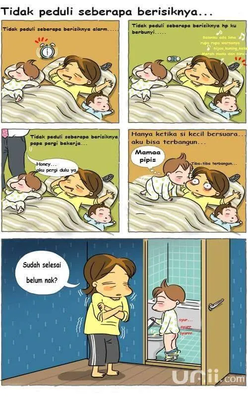 20 Ilustrasi Lucu ini Tunjukkan Betapa Lelahnya Jadi Mahmud. Tapi Tetap, Bahagianya Luar Biasa Dong~ 26