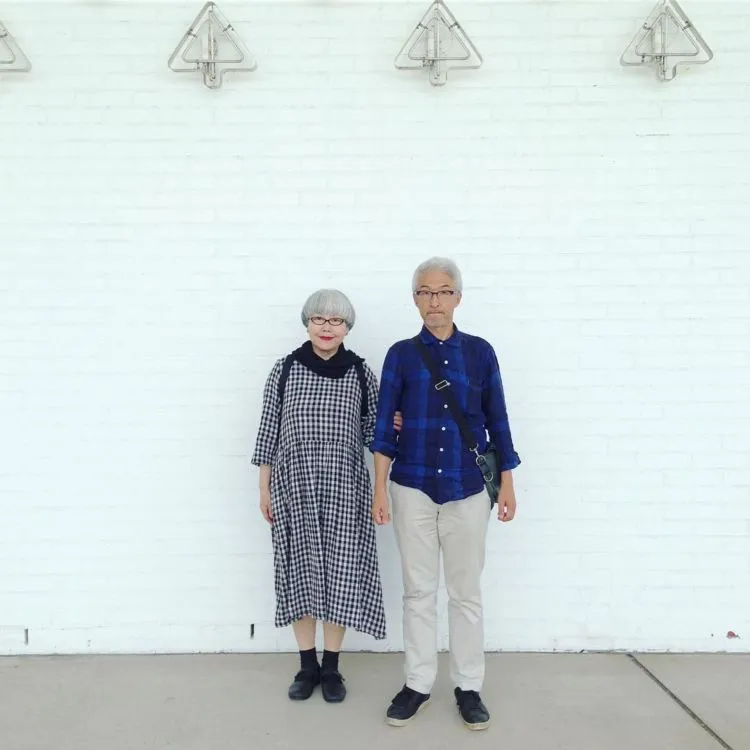 Inilah 13 Foto Super Stylish Pasangan Kakek-Nenek dari Jepang. Selebgram Mah.... Lewat! 22