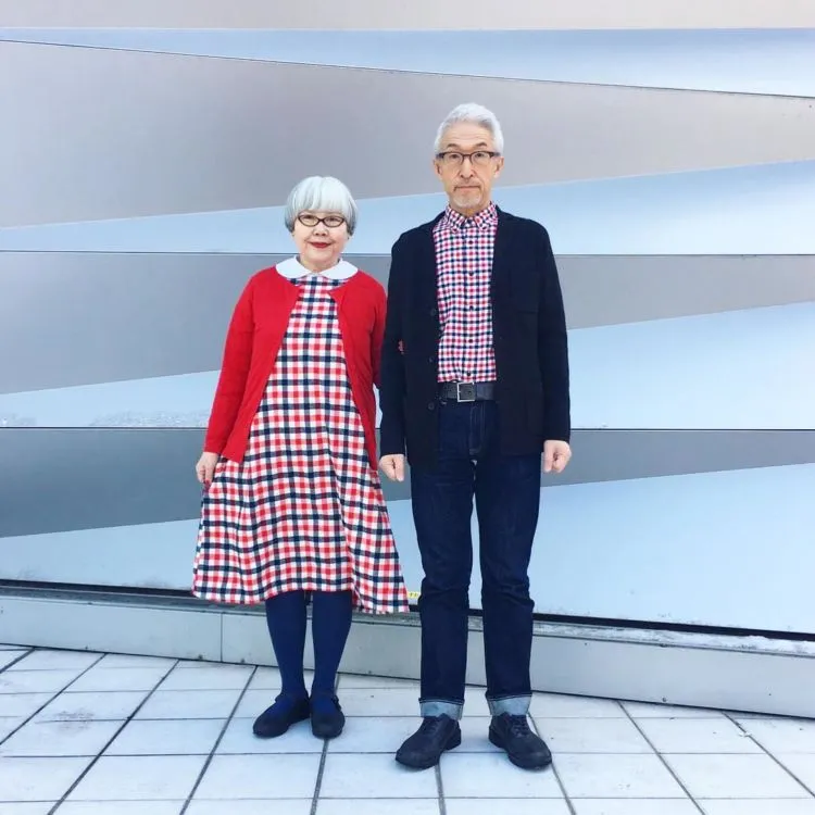 Inilah 13 Foto Super Stylish Pasangan Kakek-Nenek dari Jepang. Selebgram Mah.... Lewat! 24