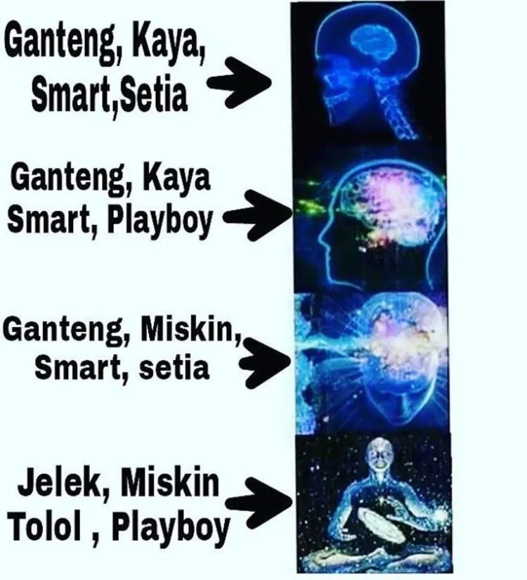 Lagi Musim Bikin Meme Expanding Brain Nih! Versi Indonesianya Ternyata Jauh Lebih Kocak dari Aslinya 14