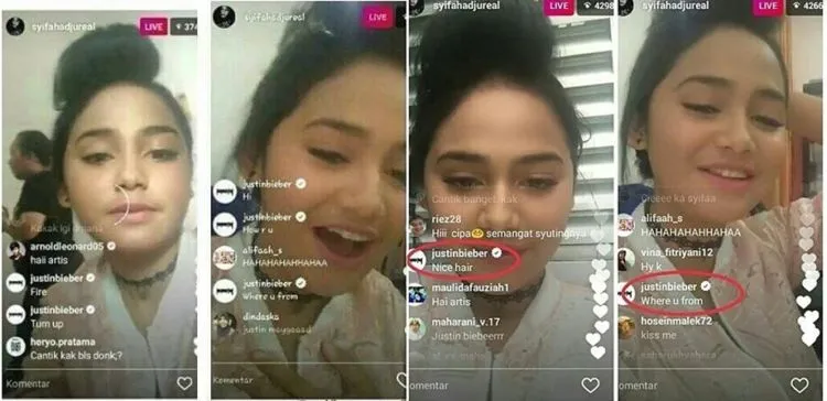 Ini Dia Artis Indonesia yang Live Instagramnya Dikepoin Sama Justin Bieber, Jadi Grogi Sih Pasti 5